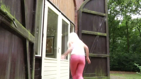 video art holland: Blonde Temptress Fulfills Men's Desires