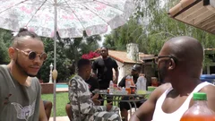 Interracial Blowbang: Black Bull Girth Takes Over Stella