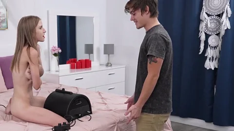 SpyFam: Jerking off when Stepsister Shows Up
