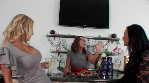 MILF nextdoor: Festive Foursome: Xmas Cheer
