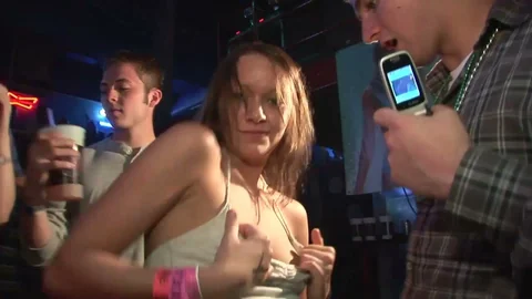 dreamgirls: Plump Redhead's Bra Untied