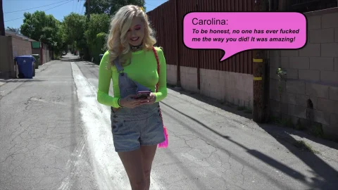 EvilAngel: Bryans Gozzling Cums All Over Carolina's Face