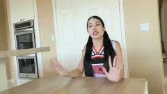 Alex Coal Takes A Raw Load While Wearing Her Skirt