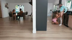 Brazzers: Fucking at dinner: a straight couple's game