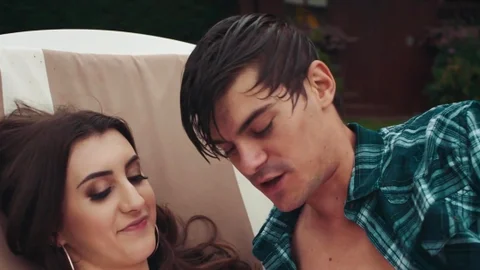 French Teen Lina Luxa Fucks Her Boyfriend In The Garden