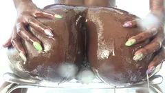 First Time Anal: She Swallows His Huge Load Whole