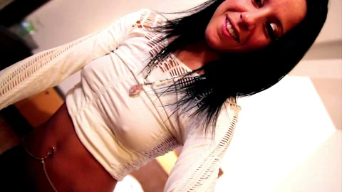 aces of porn: Cock-Sucking Brunette Jersey