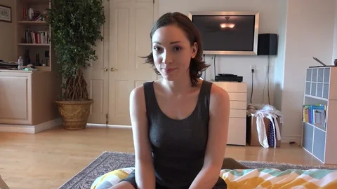 She grinds on his cock while holding toes