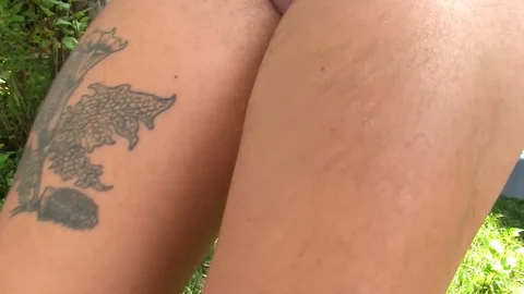 Wild Masturbation Under Open Sky