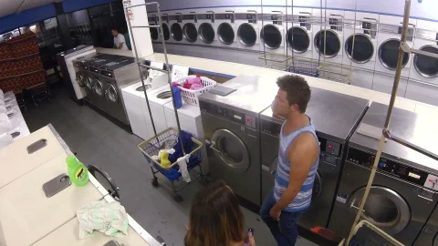 Digital Playground: Butt-Slappin' Fun at Laundromat