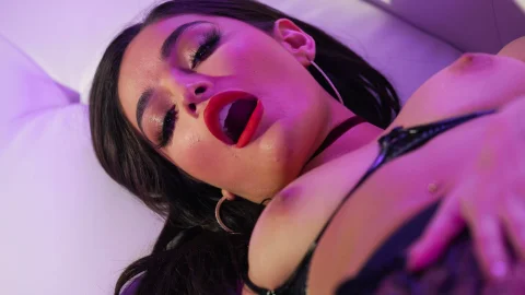 Emily Stuffed with Dildo and Cock