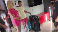 MyPervyFamily BTS: Brittany's Deepthroat BJ Surprise