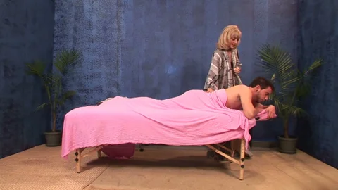 Veteran sex goddess Nina handles a stiffie with ease
