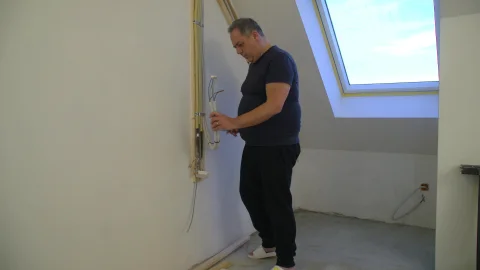 video art holland movies: Sweet Slit Sheetrock Install