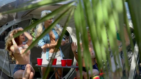 Digital Playground: Perky Camping Fun with Alexis