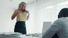 MILF Katie Shows Off Her Killer Moves On Set