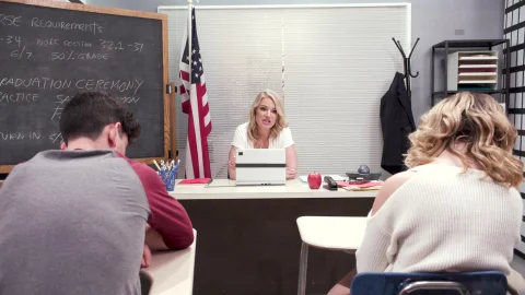 Give Me Teens: Camryn and Strokes in Detention Debauchery