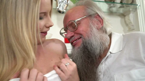 Grandpas Fuck Teens: Albert Fucks Eager Teen in Heat