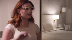 HotwifeXXX: Big Tit Redhead Sucks on Interactive Toy