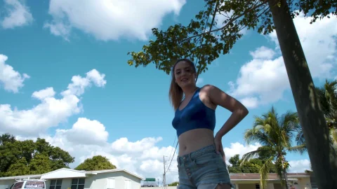 bang! originals: Kinsley's Bouncy Tit Fun at the Park
