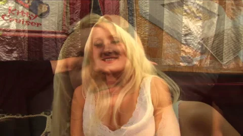 Blonde Neighbor Shows Bubble Butt To Get Double Fucked