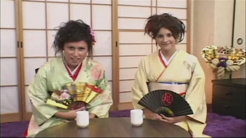third world media: Foursome Fun In Kimonos