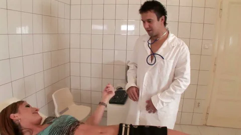 Hairy pussy inspected before cock enters ass