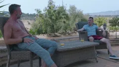 MariskaX.com: Threesome in backyard