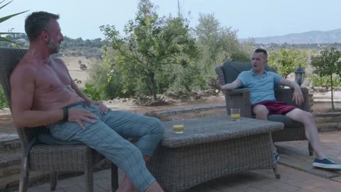 MariskaX.com: Threesome in backyard