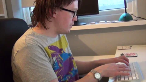 dusk films: Nerdy Spunk in Isabella's Mouth