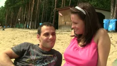 Big Tits Get Slapped During Outdoor Sex
