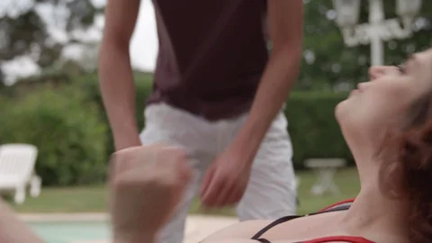 Lucia Love Uses Her Big Tits To Seduce The Poolboy