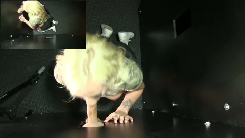 Gloryhole Secrets: Blonde Babe Swallows It All