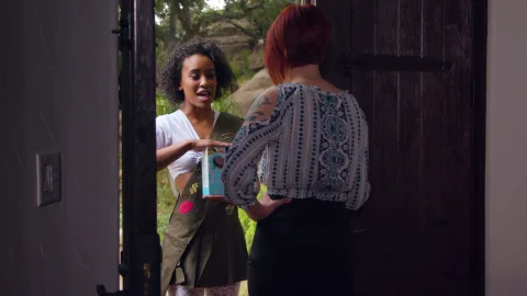 Lesbian 69 With Ebony And Brunette Stars