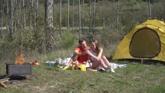 video art holland: Sweat Drenched Camping Fuck
