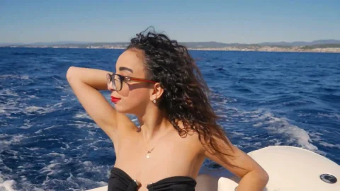 spanish amateur: Wet Fun on Deck with Crystal Foxx