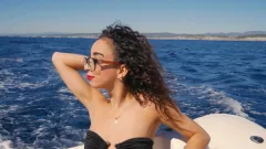 spanish amateur: Wet Fun on Deck with Crystal Foxx
