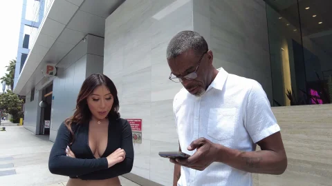 Black Cock Surprise: Nicole Takes it All!