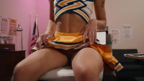 Lez Be Bad: Highschool Cheertits Lured Nurse