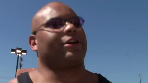 Interracial threesome ends with double facial loads