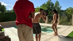 Kissing Then Deepthroat Action