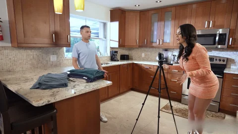 Panties dropped as stepmom gets bred raw