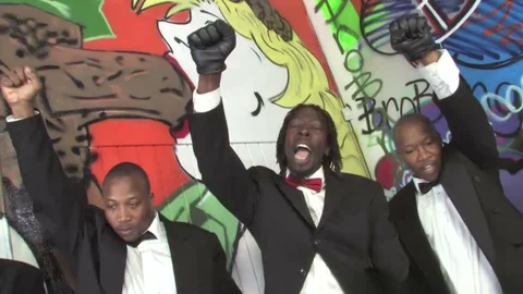 Interracial Blowbang: Black Street Thugs Get Lucky