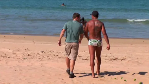 paradise film: Hot Dicking Near Rolling Waves