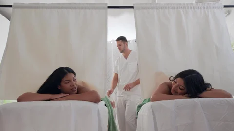 Brazzers: Sneaky Spa Sex for Cami and Maya