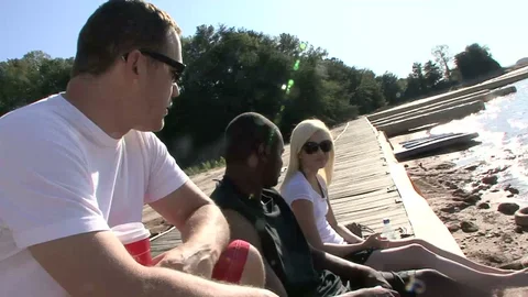 Jada Love gets a quick blowjob before getting wrecked outside