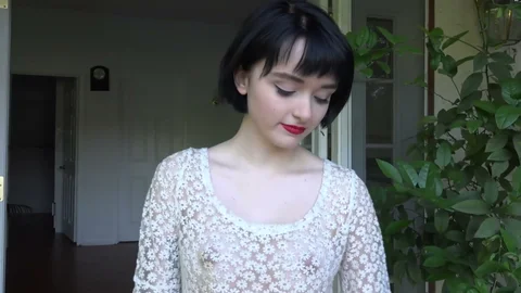 Small Hairy Woman Finger Fucks Hard